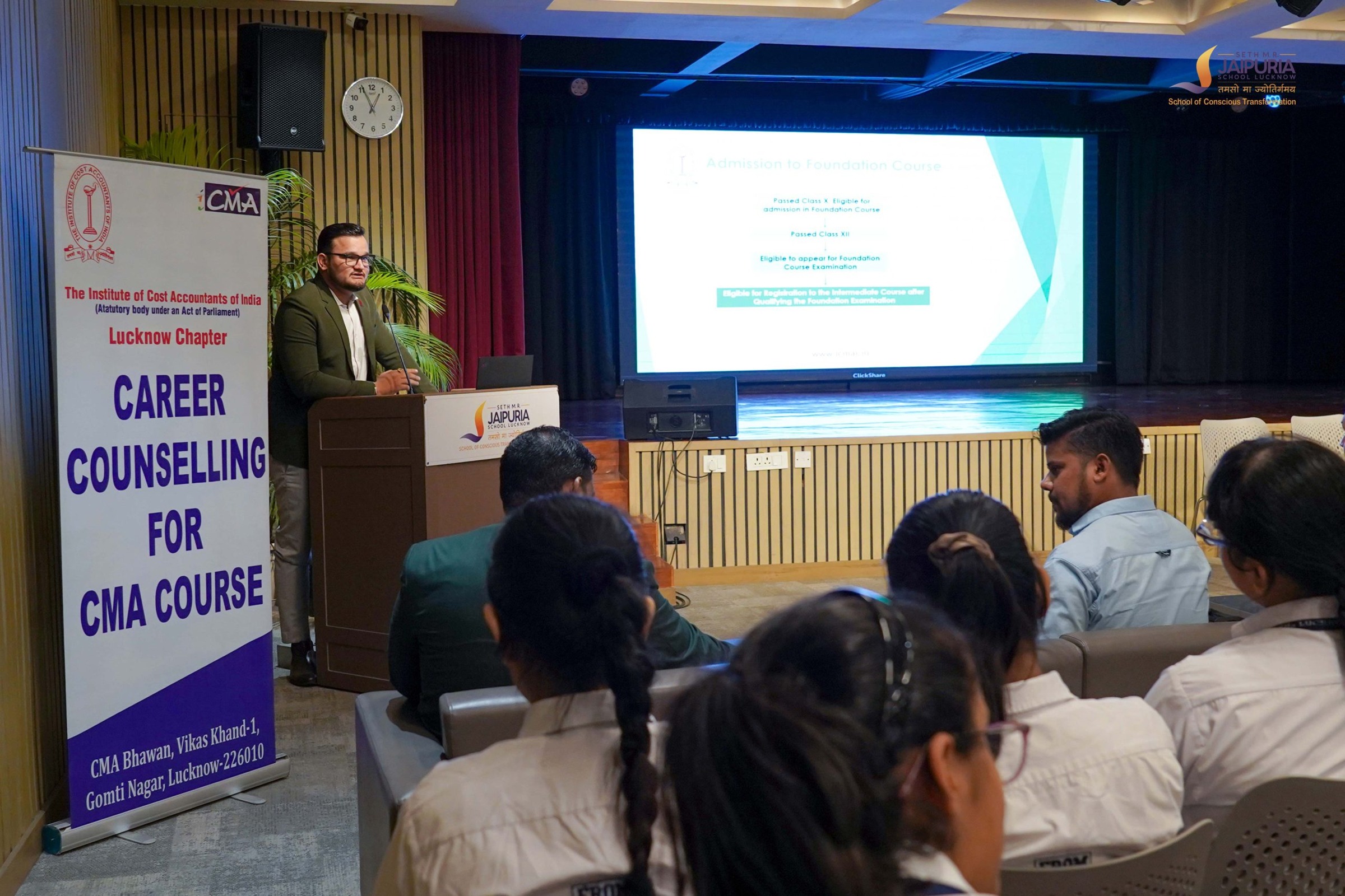 Career Counselling Session: Commerce Students Explore CMA Pathways with ICMAI Experts
