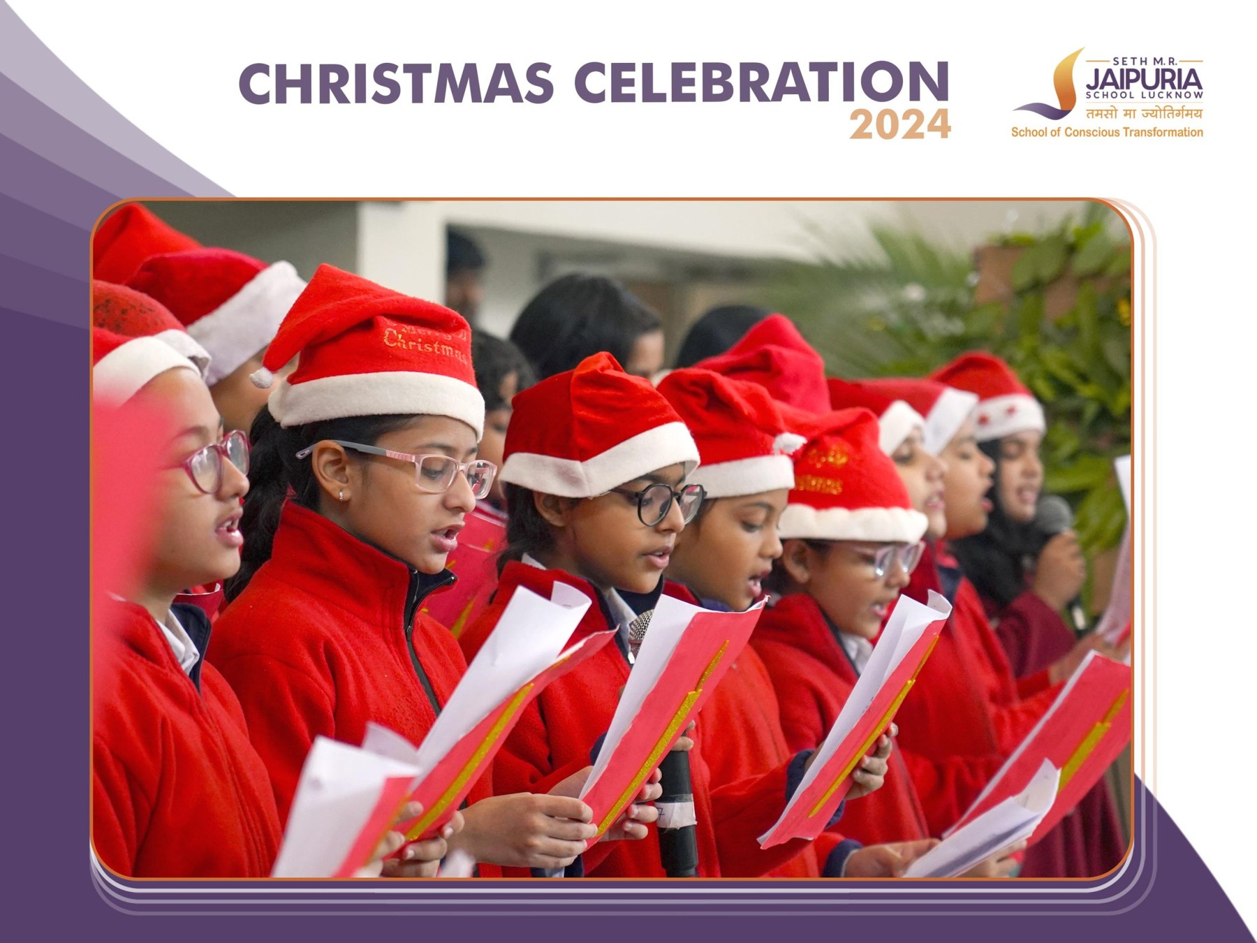 The Joy of Giving: A Magical Christmas at Seth M. R. Jaipuria School.